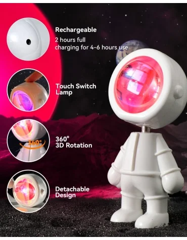 Clearance Sale Astronaut Sunset Projection Lamp 2