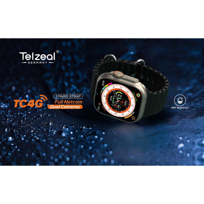 11.11 Sale Telzeal TC4G Android Ultra Smart Watch With Dual Camera 3