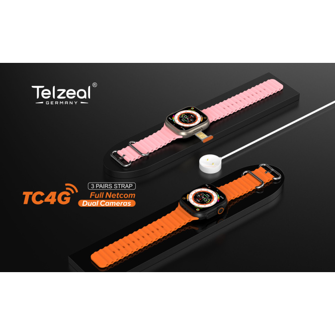 11.11 Sale Telzeal TC4G Android Ultra Smart Watch With Dual Camera 6