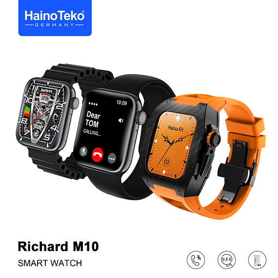Clearance Sale Haino Teko Richard M10 Smartwatch With (3-strap)